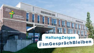 Gebäude des Albertinen Krankehauses